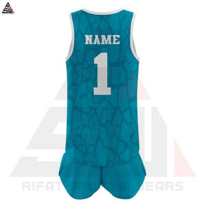 Ensembles d'uniformes de volley-ball personnalisés de haute qualité 100% polyester dernière conception professionnelle avec technologie imprimée - Product Image 3