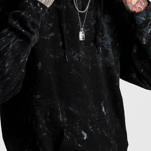 Meilleurs sweats à capuche thermiques pour hommes, délavés à l'acide, écologiques, respirants, personnalisables OEM, style streetwear délavé - Product Image 2
