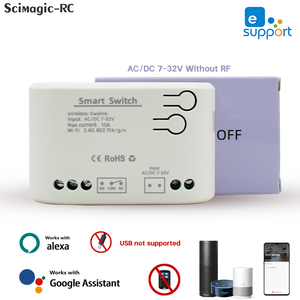 Contrôleur de porte de garage 1CH 7-32V E0603 - Ewelink <span class=keywords><strong>WiFi</strong></span> 433MHz Télé<span class=keywords><strong>commande</strong></span> Compatible Alexa Voice Module <span class=keywords><strong>relais</strong></span> sans USB - Product Image 6