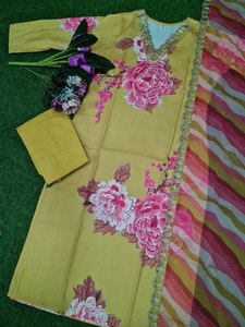 Hot Selling Readymade Women's Anarkali Reyon <b>Kurtis</b> in Viscose for Wedding Function 2024 Collection - Product Image 5