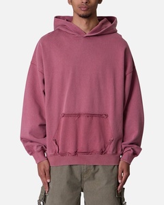 Sweat-shirts d'hiver oversize en polaire tendance, en polyester/coton, anti-plis, pour homme, style décontracté à épaules tombantes, prix abordable - Product Image 6