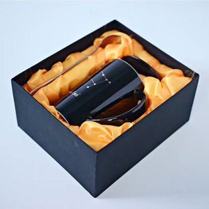 Bouteille en verre Boîte cadeau en laine Boîte d'emballage Boîtes à tasses pour tasses Boîte en papier imprimée personnalisée pour tasses - Product Image 2