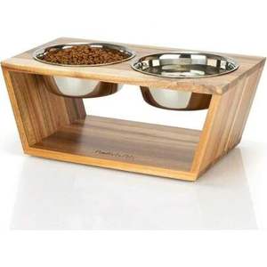 Mangeoire pour animaux de compagnie en métal artisanal avec cadre artistique adaptée aux animaux de compagnie au goût raffiné et aux maisons élégantes - Product Image 2