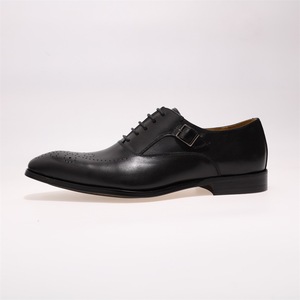 Zapatos de Vestir para Hombre de Cuero Esmerilado Vintage con Paneles Elásticos y Tacón Resistente al Desgaste - Product Image 4