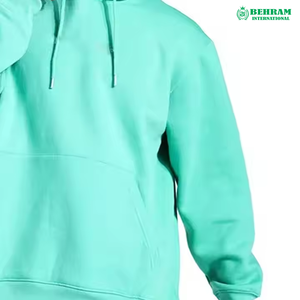 Sweat à capuche oversize personnalisé avec logo OEM, en mélange polyester/coton, style streetwear, double couche en molleton French Terry, à enfiler, séchage rapide - Product Image 2