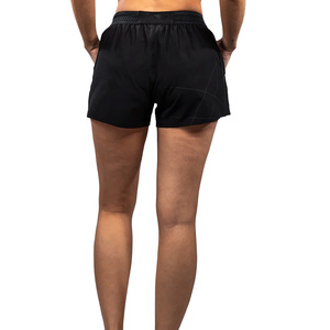 Pantalones cortos de entrenamiento para mujer personalizados Pantalones cortos de gimnasio de secado rápido de longitud corta Ropa deportiva OEM - Product Image 3