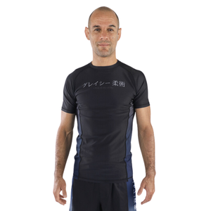 เสื้อรัดรูปของผู้ชายพิมพ์ลายแบบกำหนดเองไม่มี GI rash GUARD ขายส่งโลโก้ของคุณยินดีต้อนรับ - Product Image 3