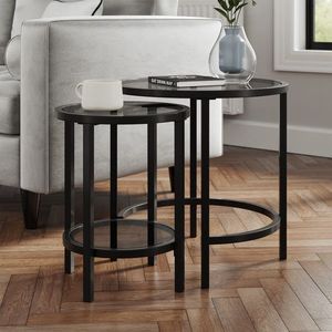 <b>Side</b> <b>Tables</b> with <b>Industrial</b> Designs Incorporating Raw Metal and Wiron Elements for a Bold and Trendy Aesthetic Appeal - Product Image 1