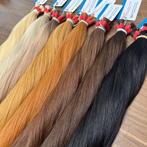 Meilleure vente 100% extensions de cheveux humains vietnamiens bruts de haute qualité en vrac non traités naturels droits Double top 1 vietnamien - Product Image 1