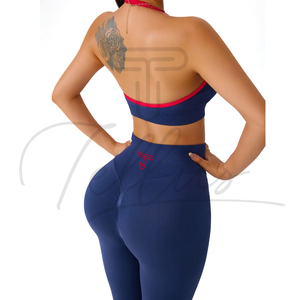 Conjuntos de Yoga Ecológicos de Estilo Único y Moderno para Mujer, Conjunto de Shorts de Yoga Delanteros Ligeros y Transpirables de Alta Calidad para Mujer - Product Image 2