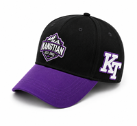 Casquette de baseball bicolore personnalisée, broderie de logo de haute qualité, réglable, unisexe, casquette de golf, casquette de sport décontractée pour adultes