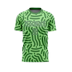 Camiseta Deportiva Sublimada Personalizada con Tela de Poliéster Transpirable, Colores Resistentes a la Decoloración, Logotipo y Nombre Personalizados - Product Image 1