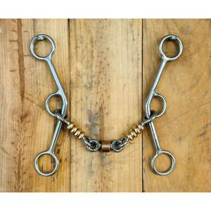 อุปกรณ์ขี่ม้าทำจากสเตนเลสสตีลบิตม้าทองเหลือง - Product Image 5