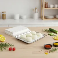 Papier de cuisson antiadhésif pour baozi et raviolis, papier sulfurisé résistant à la graisse pour la cuisson à la vapeur