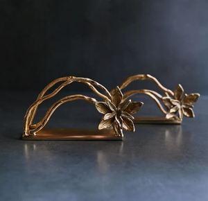 Servilletero de Metal dorado de lujo, papel de seda para decoración de mesa de comedor, servilletero para cocina, restaurante, Hotel, decoración de Mesa para el hogar - Product Image 3