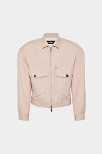 Cham King Chaqueta de mezclilla tejida 100% algodón para hombre, de alta calidad, transpirable, con lavado ácido, 0035, casual de invierno, con bordado y detalles de costura - Product Image 6