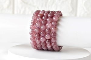 Bulk Selling Pink Tourmaline Hand Polished 8mm Round Natural Crystal Beaded <b>Healing</b> <b>Bracelet</b> for Meditation Jewelry - Product Image 4