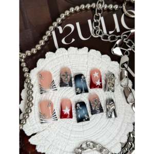 Faux ongles Steel Star Muse à pression, design élégant pour les femmes soucieuses de la mode - Product Image 4