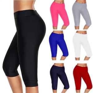 Mallas deportivas cortas elásticas de cintura alta para mujer, pantalones cortos transpirables para ciclismo para entrenamientos de primavera, Jogging informal de uso diario - Product Image 1