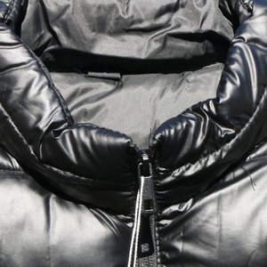 Chaqueta de Invierno Acolchada para Hombre, Nueva Colección 2026, Negra, de Poliéster, con Capucha, Cuello Alto - Product Image 6