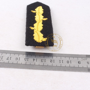 แผ่นผ้าปักลายใบไม้สีทองสีเงินตกแต่งด้วยพลอยเทียม - Product Image 2