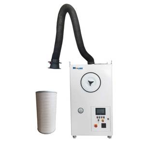 جهاز محمول لاستخراج دخان اللحام وجمع الغبار مع ذراع شفط مرن حاصل على شهادة CE - Product Image 4