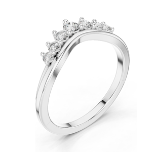 Bague de fiançailles en diamant de laboratoire 0,255 CT pour femmes, clarté VVS-VS EF, or 18 carats, 14 carats, 10 carats et argent 925, rose, jaune, blanc - Product Image 5