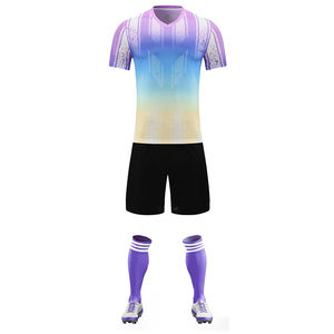 Maillots de football personnalisés par sublimation, respirants, imprimés, 100% polyester, qualité internationale, approvisionnement en vrac, service OEM - Product Image 5