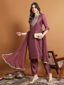indian ethnic wear ethnic wear <b>for</b> <b>women</b> <b>kurta</b> sets - Product Image 2