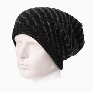 100% Acrylic Customized Sports Baggy <b>Slouch</b> Double-Laver Winter Warm Soft Knit <b>Slouch</b> <b>Beanie</b> Hat MS-BC-012 - Product Image 6