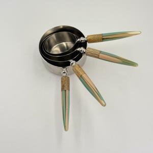 ที่ตักเมล็ดกาแฟสแตนเลส 202 ด้ามเรซิ่น พร้อมเครื่องมือวัด สำหรับแคมป์ปิ้ง ขั้นต่ำ 10 ชิ้น - Product Image 3