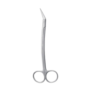 Tijera Dental Quirúrgica Locklin Borde de Sierra Angular Mango Curvo Tijeras de Cirugía Médica Tijera Quirúrgica de 16,5 cm - Product Image 6