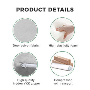 Sofá de tapicería de tela de fácil cuidado SIN MONTAJE con cojines Múltiples posiciones de <span class=keywords><strong>asiento</strong></span> Sofá seccional curvo de espuma - Product Image 6