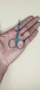 Ciseaux à ongles à cuticules de haute qualité lames pointues incurvées en acier inoxydable allemand 3.5 "ciseaux de manucure pour la beauté avec Logo - Product Image 6