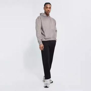 Nouveauté : Sweat à capuche pour homme en coton et polyester, motif uni, idéal pour l'hiver – Le sweat à capuche en coton épais le plus vendu pour homme - Product Image 3