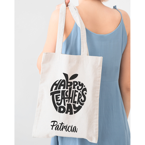 Sac fourre-tout personnalisable pour la Journée des enseignants, sac cadeau pour enseignant - Product Image 2