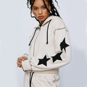 New Arrival Women's Casual Pullovers <b>Trendy</b> Long Sleeve Oversize Hoodie with Solid Color Print <b>Hoodies</b> & Sweatshirts - Product Image 2