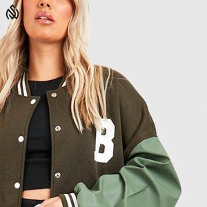 Veste universitaire à la mode avec logo personnalisé du fabricant veste universitaire respirante imprimée décontractée pour les femmes à bas prix - Product Image 6