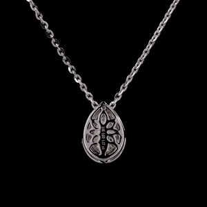 สร้อยคอจี้เพชรรูปลูกแพร์1.19 CT สีขาวทอง14K เครื่องประดับชั้นดีน้ำหนักเบาสำหรับทุกวัน - Product Image 5