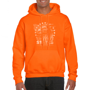 Sudaderas con capucha de gran tamaño para hombre, ropa de calle de invierno, sudaderas de algodón de peso pesado con bolsillo funcional, diseño de hombro caído - Product Image 2