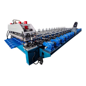 Machine de fabrication de tuiles en acier coloré pour panneaux de toiture Machine de formage de tuiles émaillées automatique avec contrôle PLC - Product Image 2