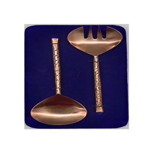 Walnut Finishing Black Resin Stainless Steel Silver Flatware Sets Hot Selling New Customized Shape <b>Dessert</b> Fruit Knife <b>Fork</b> - Product Image 5