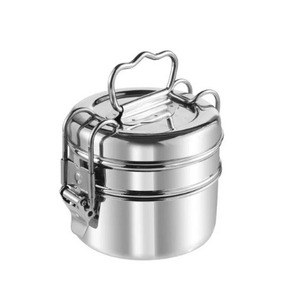 Lonchera de Acero Inoxidable de Primera Calidad al por Mayor, Lonchera con Clip 9*2, Porta Alimentos, Lonchera para Hoteles, Restaurantes, Cocina - Product Image 6