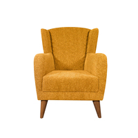 Fauteuil Bergère capitonné, design turc, mobilier moderne de luxe pour salon, chambre, bureau, maison, hôtel, villa, appartement