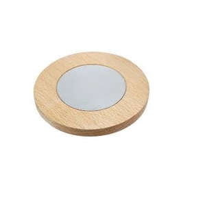 Acacia <b>Wood</b> <b>coaster</b> Decorative and with Metal Holder Stand Natural Wooden Drink <b>Coasters</b> for Kitchen Dining Table - Product Image 6