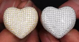 Bague en diamant moissanite blanche en argent sterling 925 bijoux Moissanite fabrication de bijoux hip hop pour bague en diamant personnalisée - Product Image 4