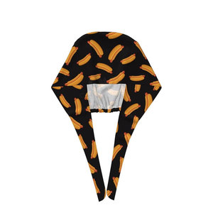 Reusable Medical <b>Scrub</b> Hats Knitted Cotton Polyester Custom Logo Printed High Quality Hospital Uniform Accessories Needle - Product Image 4