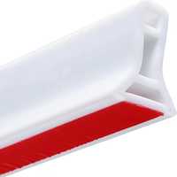 Barrière de douche anti-eau, bande de retenue d'eau au sol en silicone pliable 3*5 2*3cm