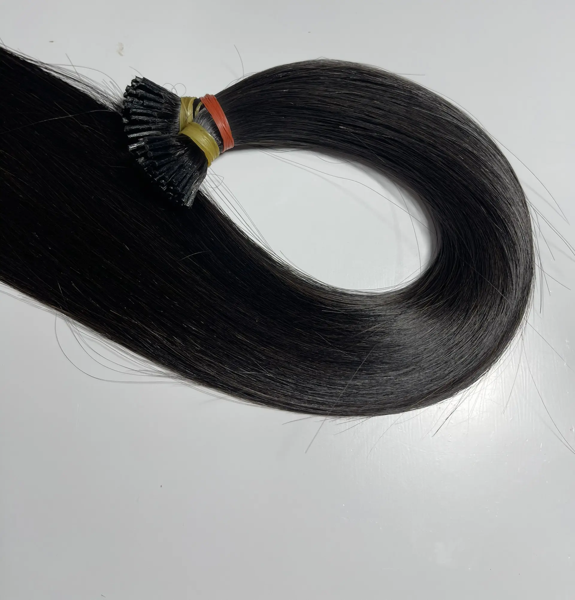 Rauwe Keratine Topkwaliteit I Tip 20 22 24 26 28 Inch Human Hair Extensions I Tip Hair Extensions Cuticula Uitgelijnd Genius Inslag