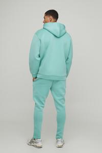 Sudadera con capucha de alta calidad, logotipo personalizado, 100% algodón, peso pesado, hombros caídos en blanco, sudaderas con capucha de talla grande para hombre - Product Image 3